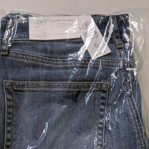 Brand New still in the plastic Loft  Skinny Jeans